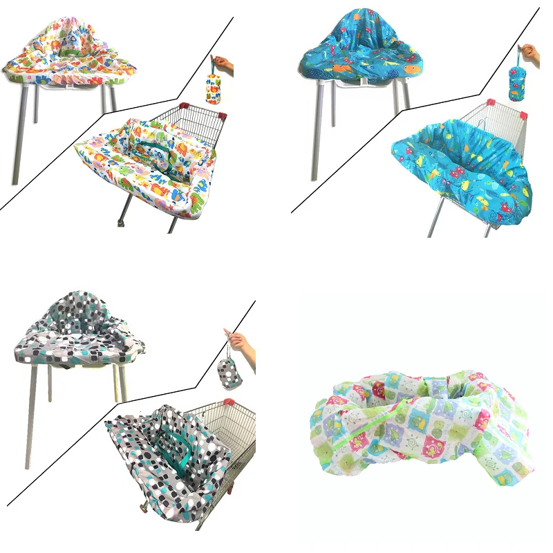 Universal Baby Kids 2-IN-1 Shopping Cart Cover HighChair Cover For Toddler Cover Restaurant Highchair Dinosaurs Cheaper