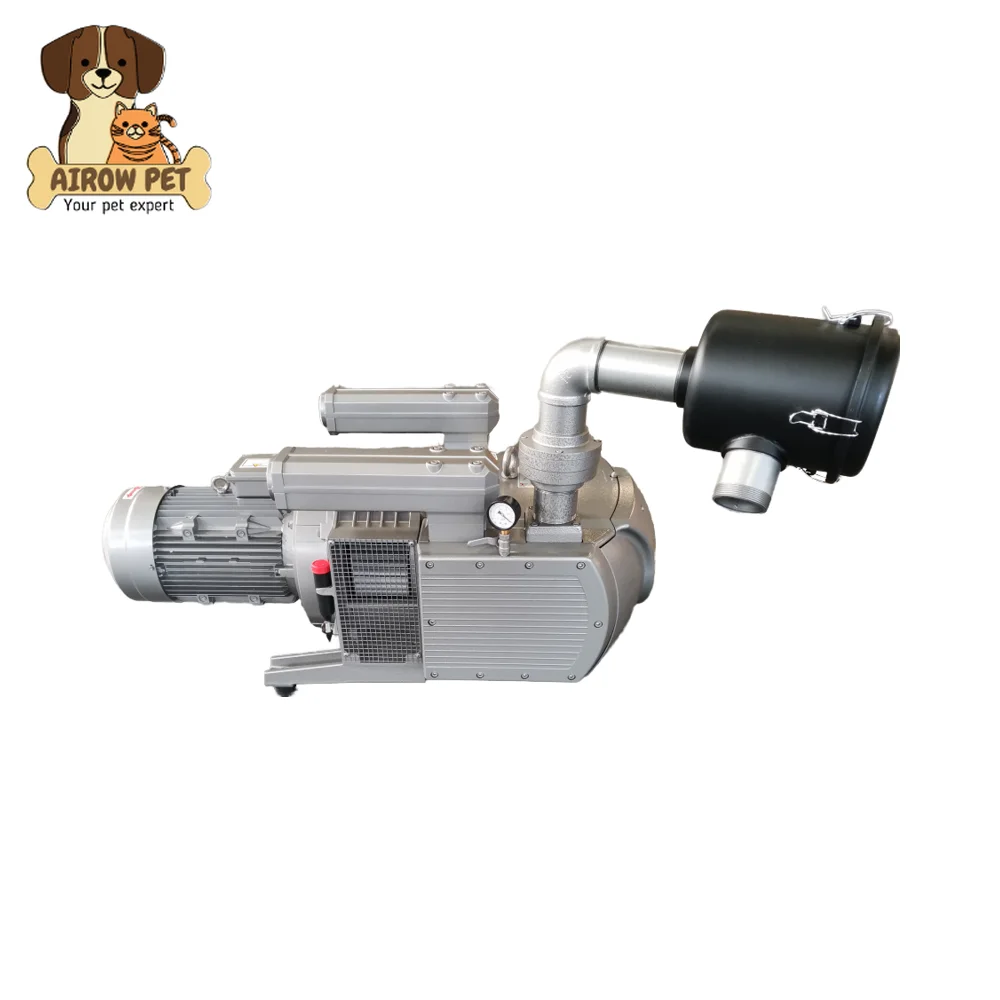AIROW 250m3/h -80Kpa Electric CNC Vacuum Pump Oil Free Router Rotary Vane Vacuum Air Blower Pump for 1325 1530 CNC Router