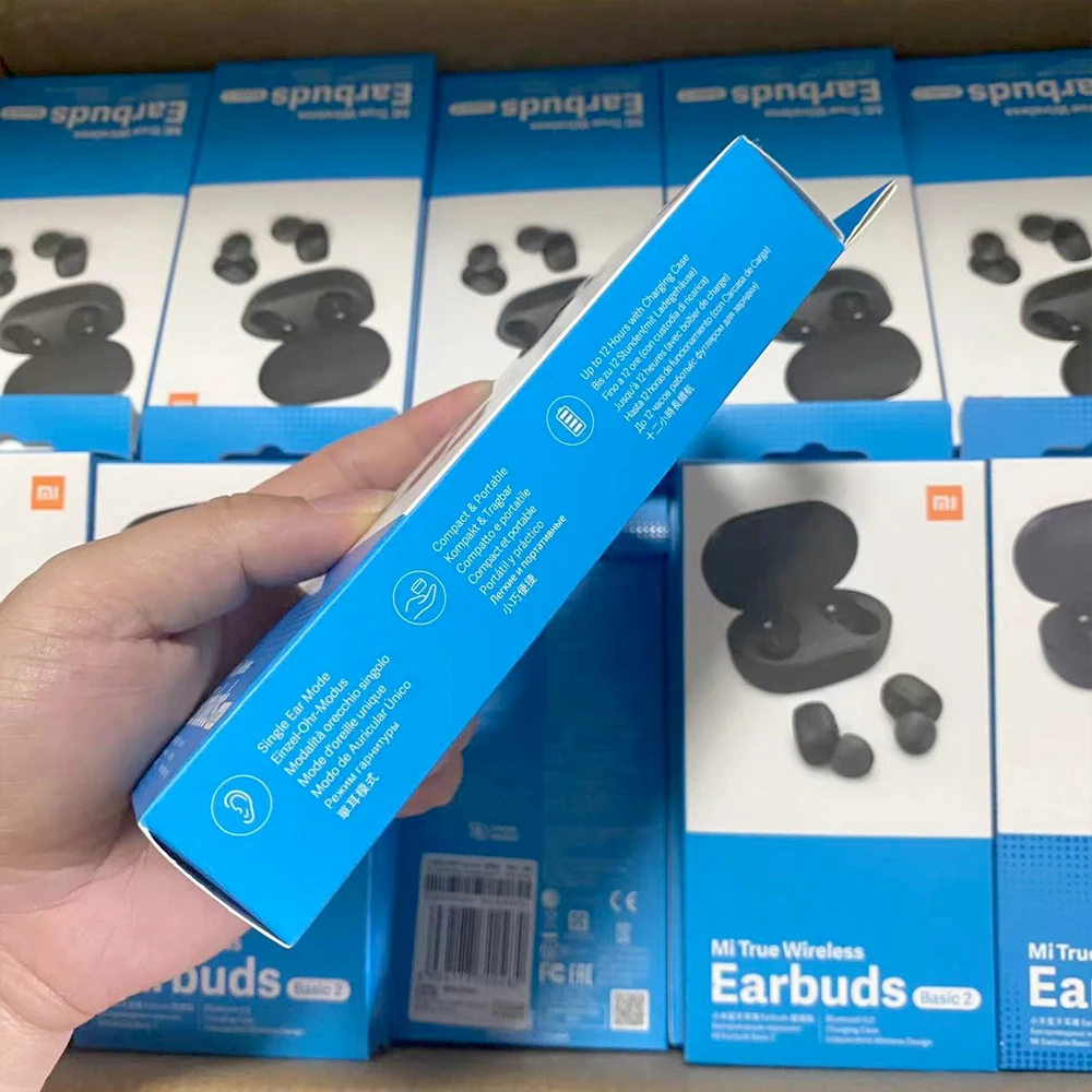 Global Version Xiaomi Earbuds Basic 2 Redmi Airdots 2 TWS Wireless Bluetooth 5.0 Earphone Mi True Wireless  Auto Link TWSEJ061LS