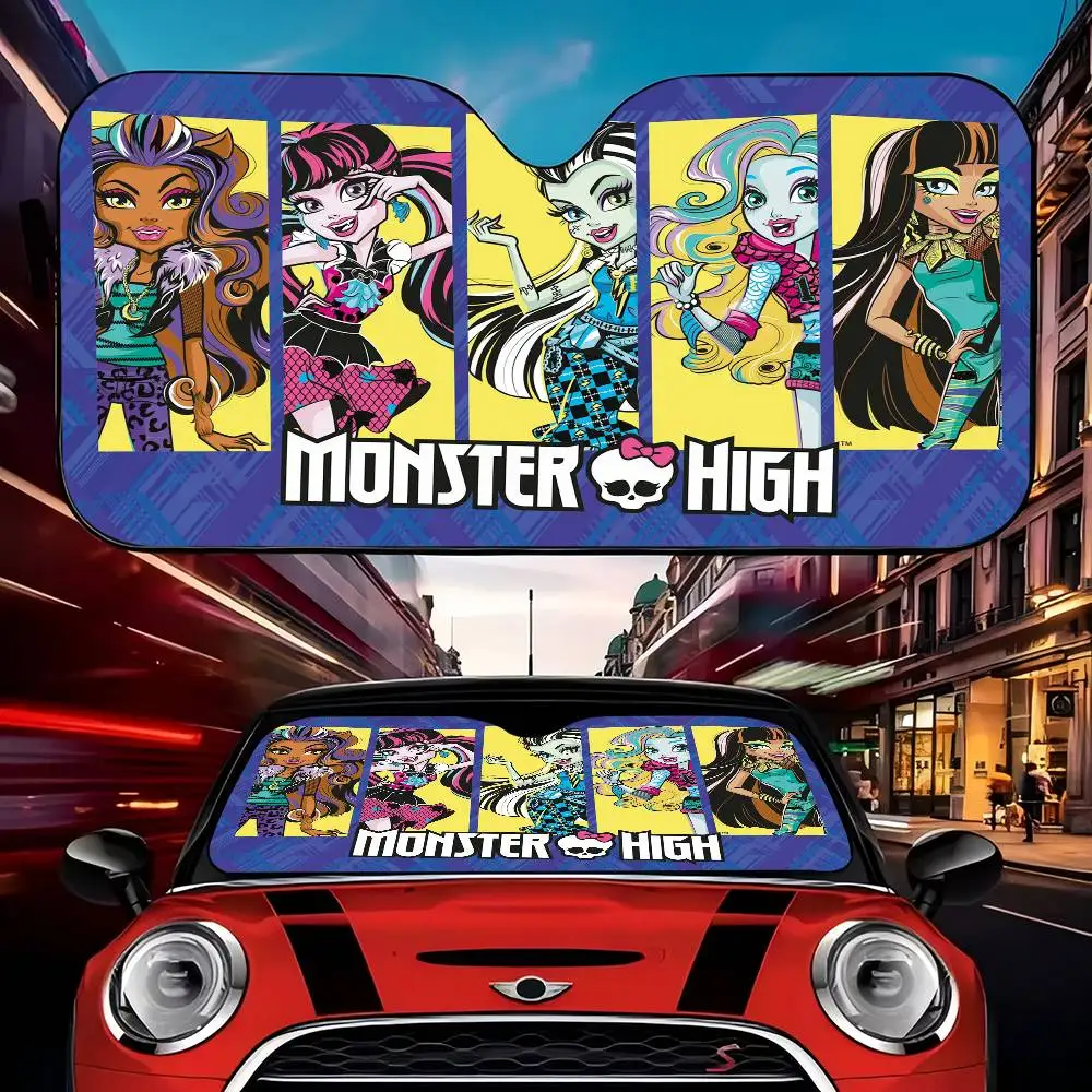 

Cartoon MonsterS HighS Windshield Sunshade Car Window Windscreen Cover Sun Shade Auto Sun Visor Car-covers