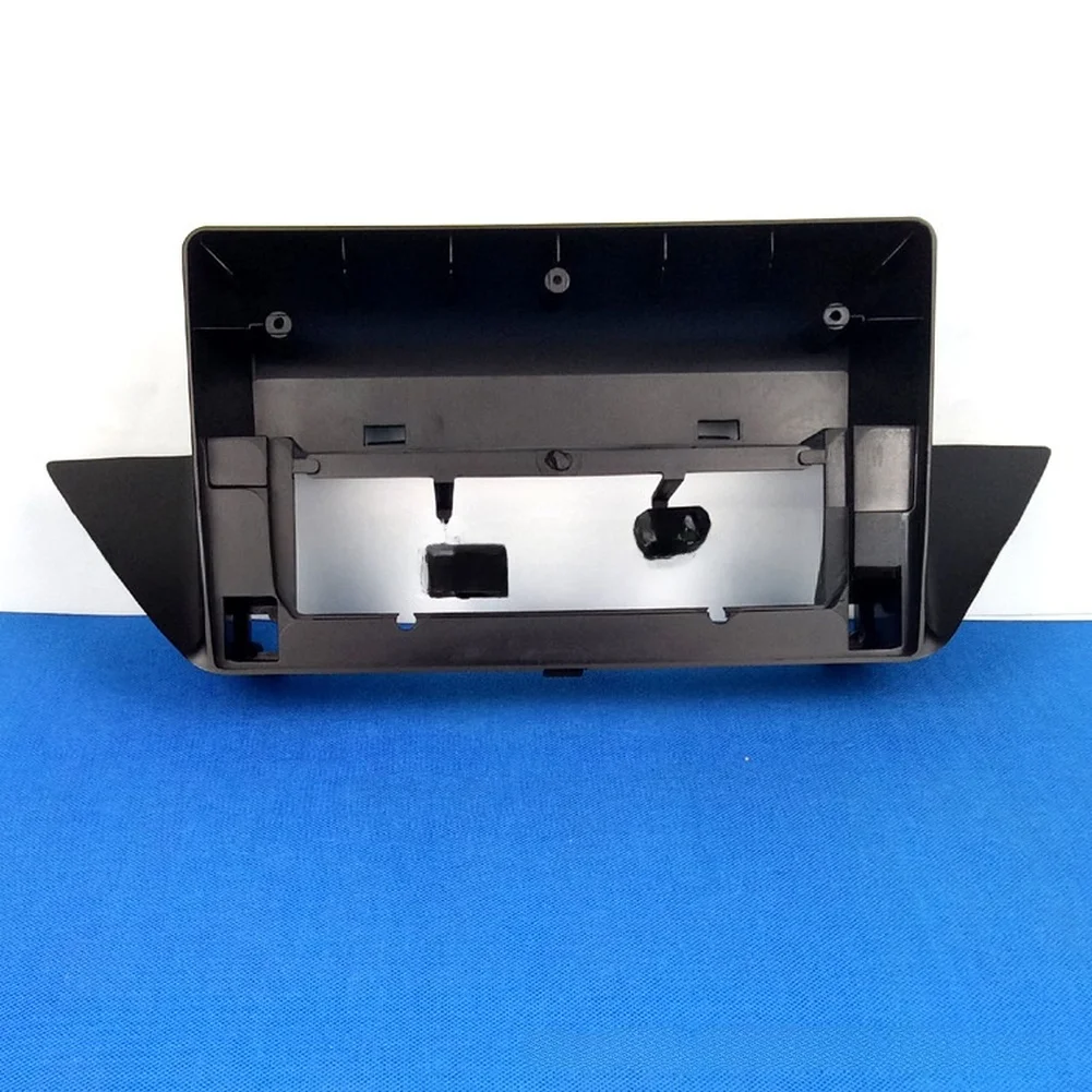Radio Panel Mount Frame for BMW X1 E83 2009 to 2015 Supporting 10.1 Inch Slim Profile Stereos with Factory Alignment