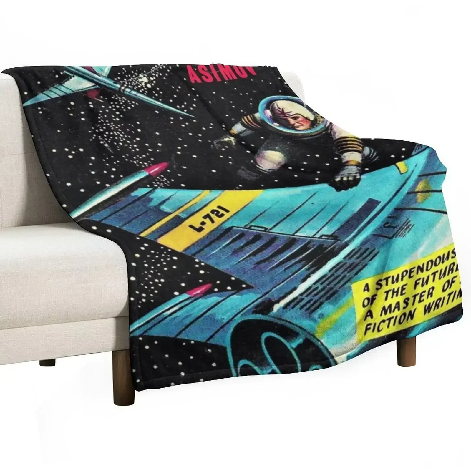 Second Foundation - Isaac Asimov Throw Blanket Flannel Fabric Polar Sofa Throw Flannels Hairys Comforter Blankets
