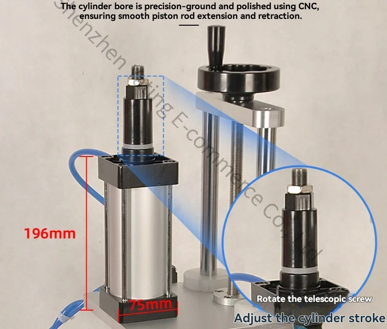 Capping Machine Soy Sauce Bottle Plastic Oil Pot Capping Machine Plastic Bottle Capping Machine Cosmetic Pressure Inner Plug