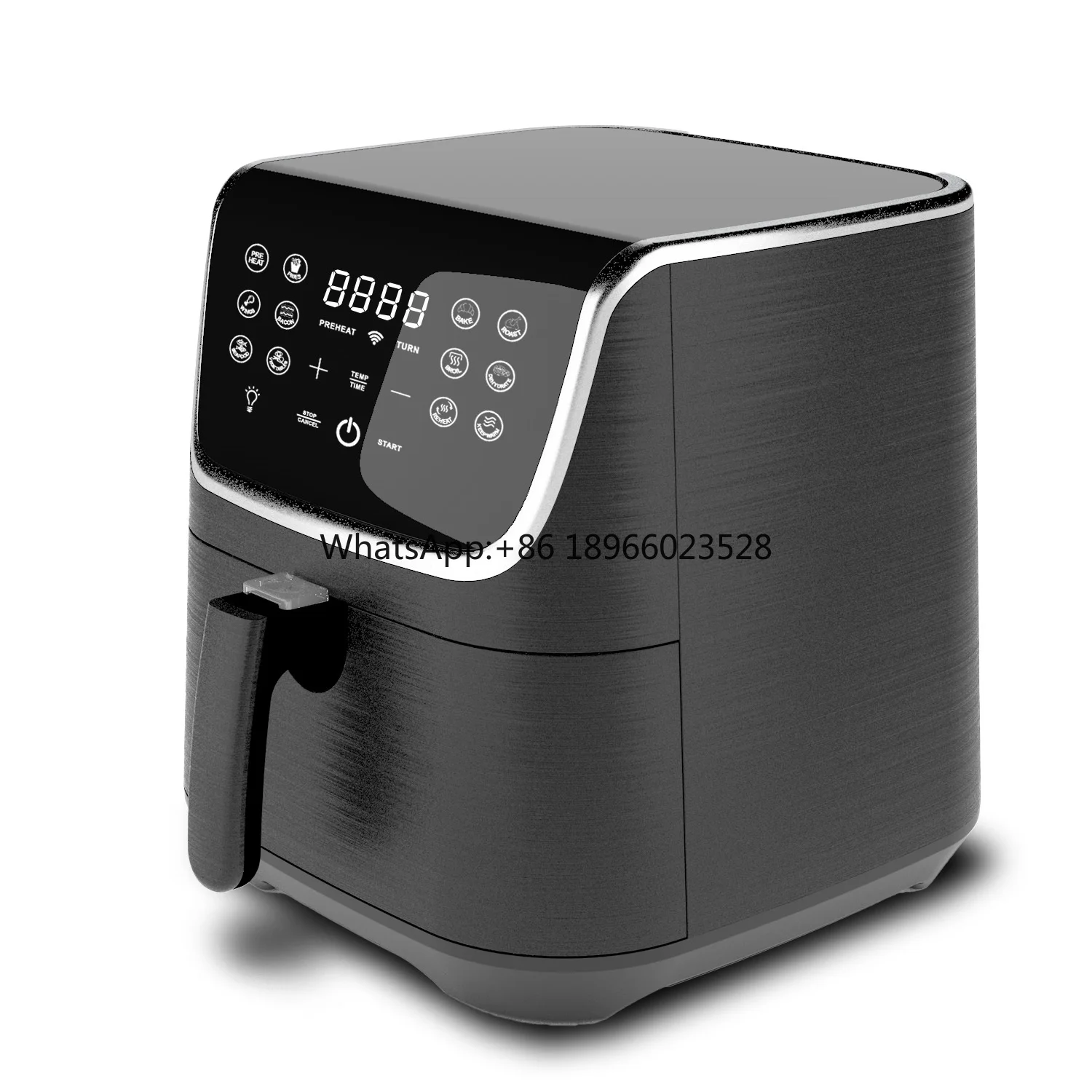 

5.3L touch screen air fryer Electric Air Fryer digital healhifry non stick air fryer aluminium