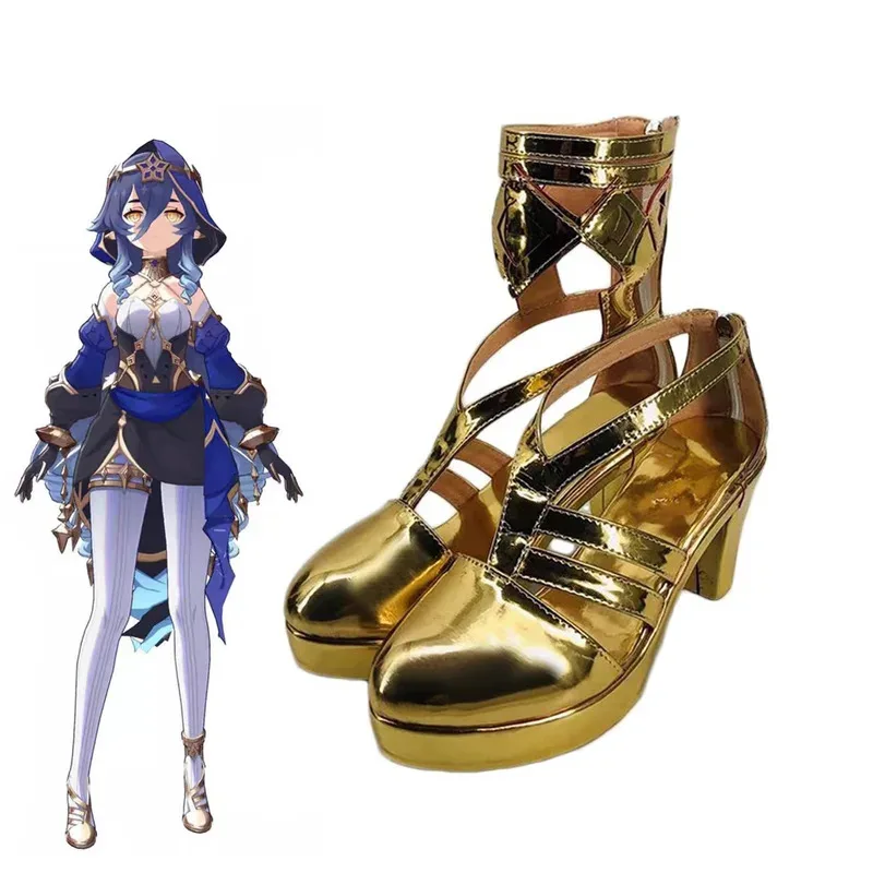 

NewGame Genshin Impact Layla обувь для косплея аниме в китайском стиле Хэллоуин вечерние карнавальный наряд для ролевых игр реквизит аксессуары2025