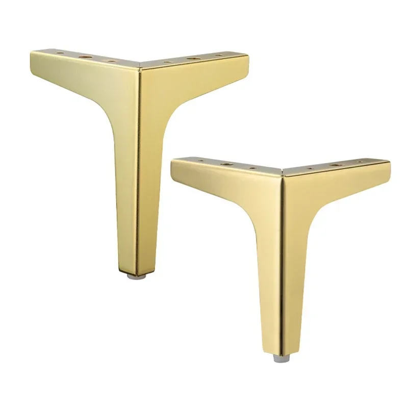 الذهب نمط 4 قطعة/المجموعة 10/13/15/17 سنتيمتر أرجل قطع الأثاث المنزلية الفاخرة الثقيلة أريكة معدنية قدم الجدول كرسي مكتب الأثاث الأجهزة #6