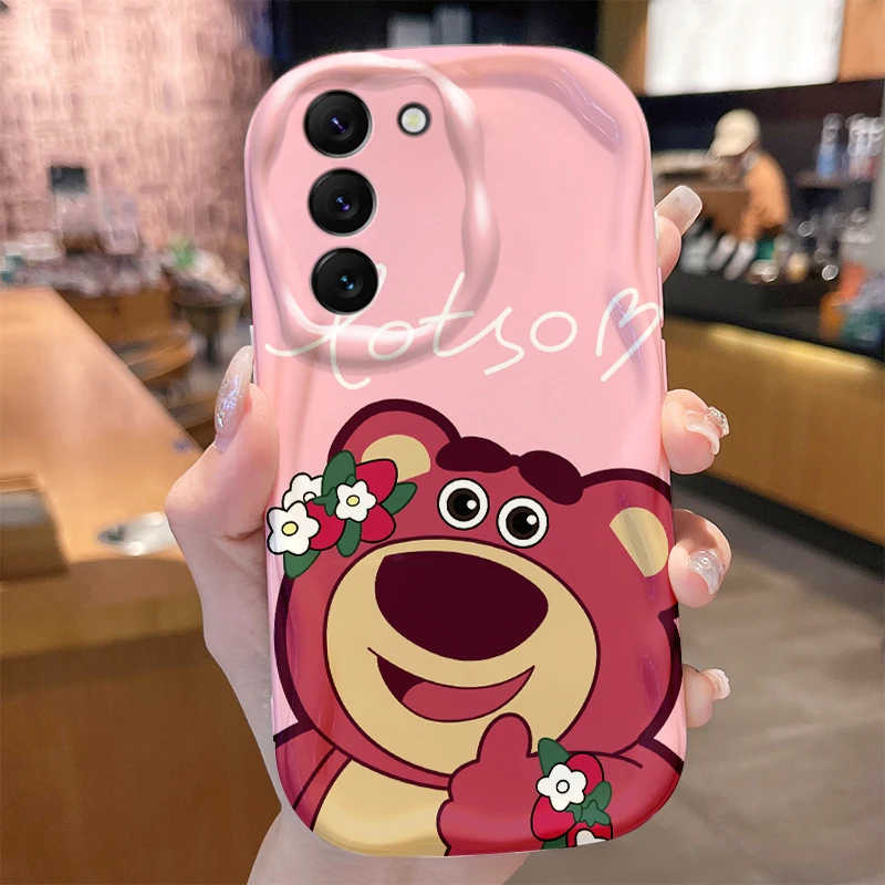 Disney Lotso Wave Case for Samsung Galaxy S24 S23 S22 S21 Ultra Plus S20 FE A73 A72 A71 A55 A54 5G A53 A52 A51 4G A50S A50 Cover image 4