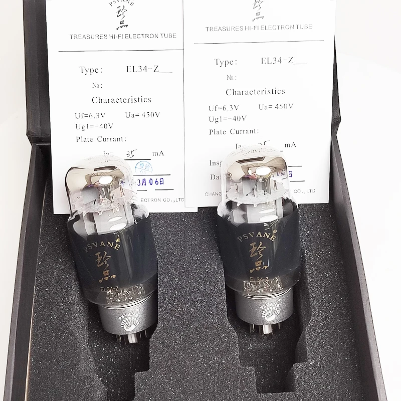 

PSVANE Tube EL34-Z EL34Z Обновление лампового клапана 5881 6L6 6P6P 6CA7 KT77 EL34C EL34B Ламповый усилитель Аудио HIFI