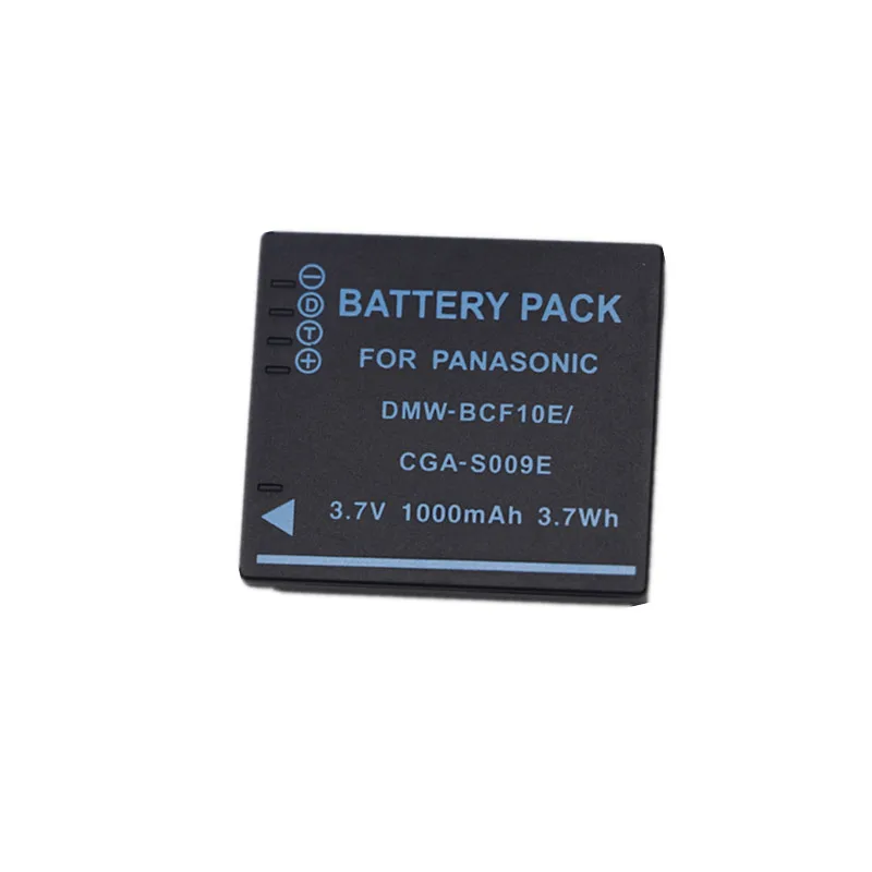 Battery or Charger For Panasonic DMW-BCF10 CGA-S009 DMC-FX48 FX60 FX65 FX66 FX68 FX70 FX75 FX550 FX580 FX700 FS10 FS11 FS12 FS15