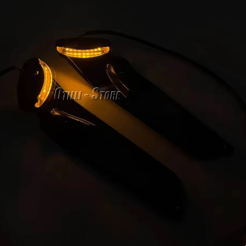 New Motorcycle For Kawasaki Ninja 1000 ZX-10RR ZX 10RR ZX-10R ZX10R Rearview Mirrors with LED Rotating Adjustable Wing Mirrors