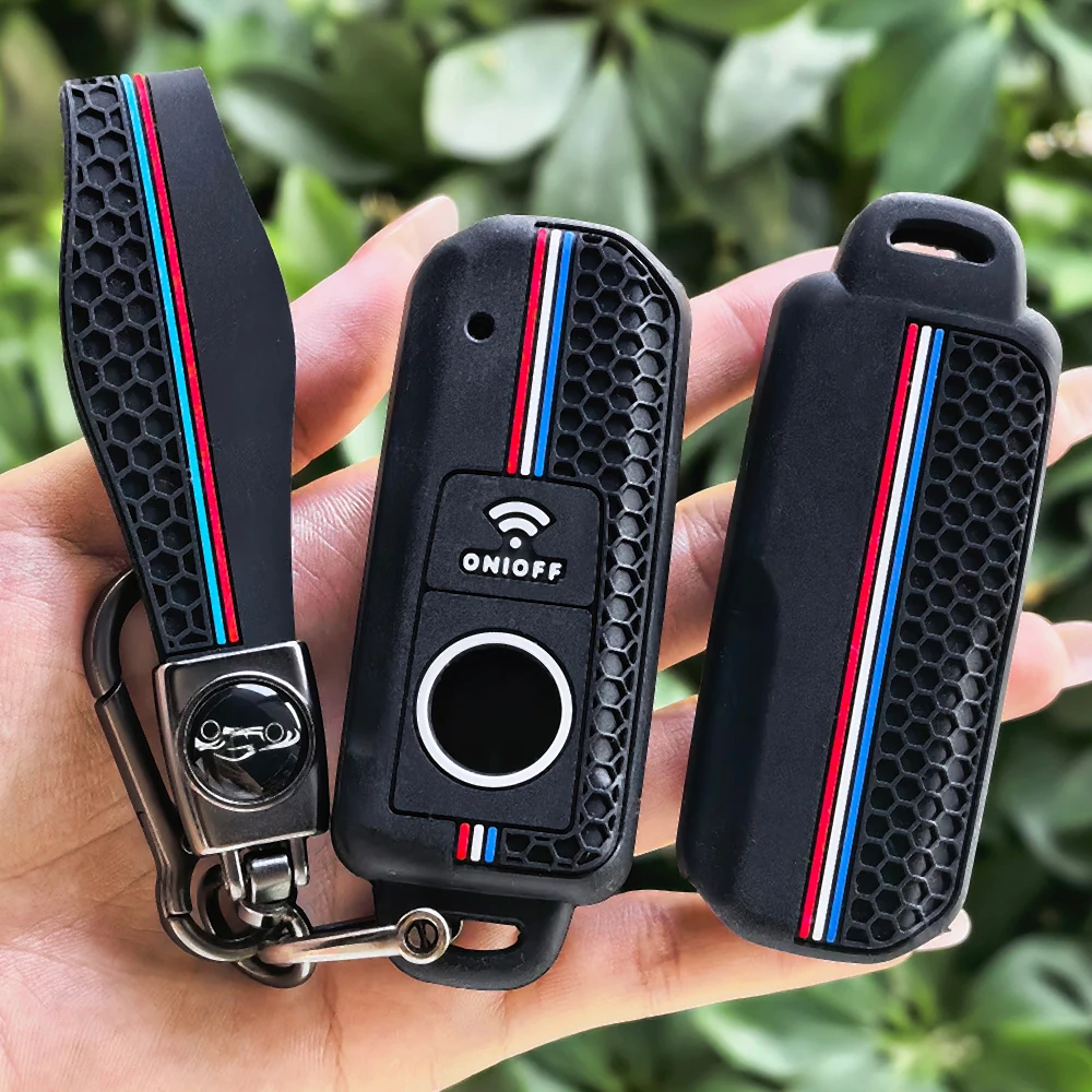 For Yamaha MT-09 SP/MT-09 YAMT/Tracer 9 GT/9GT YAMT/9GT+ YAMT Motorcycle Key Case Shell Cover Decorative Protector Keychain
