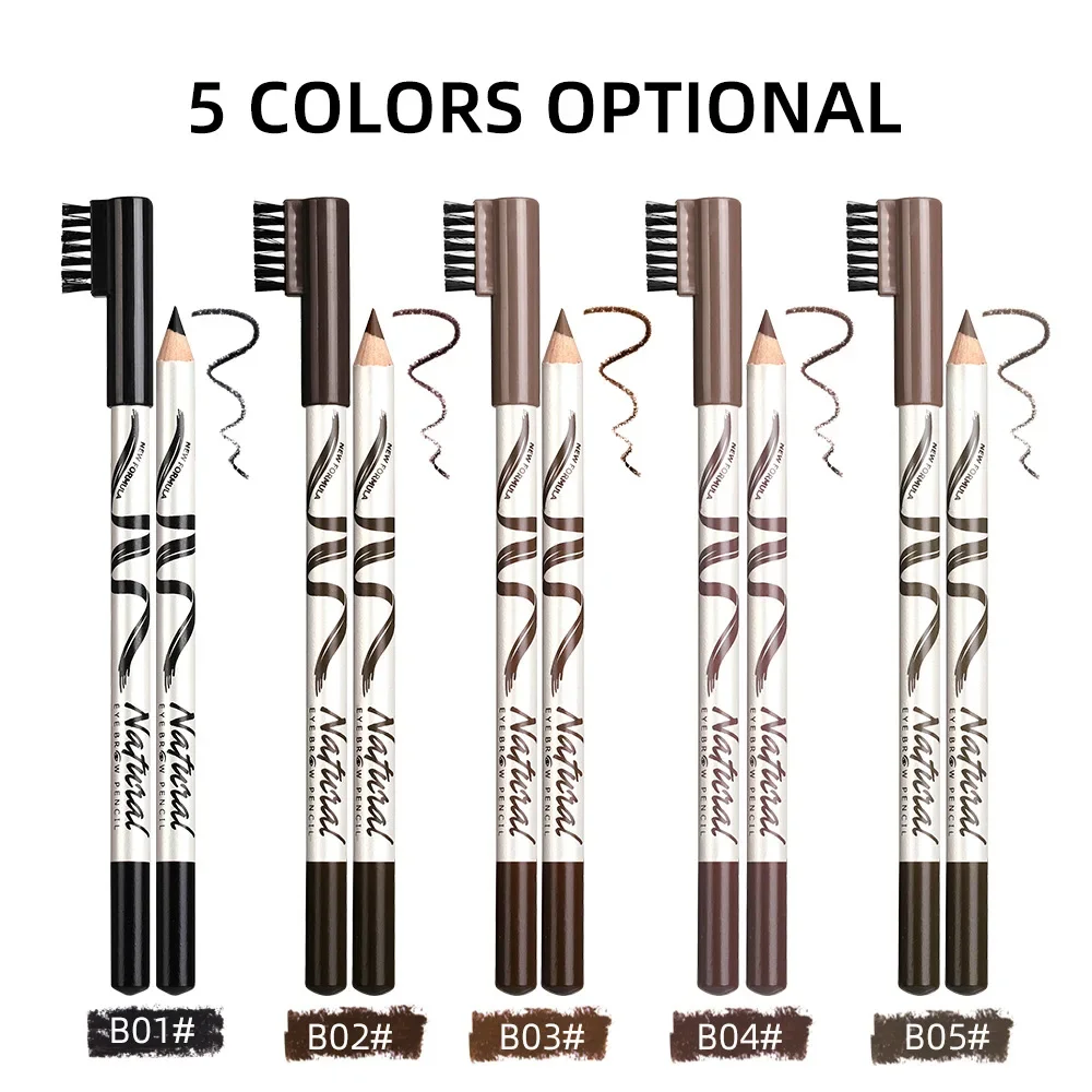 Makeup Menow Eyebrow Pencil Eyebrow Marker Waterproof Eyebrow Tattoo for Eyebrows 5 Colors Enhancer Dye Tint Pen Long Lasting