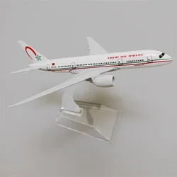 16cm Alloy Metal Royal Air Maroc Airlines B787 Boeing 787 Airplane Model Airways Model Plane Diecast Aircraft Kids Gifts Decor