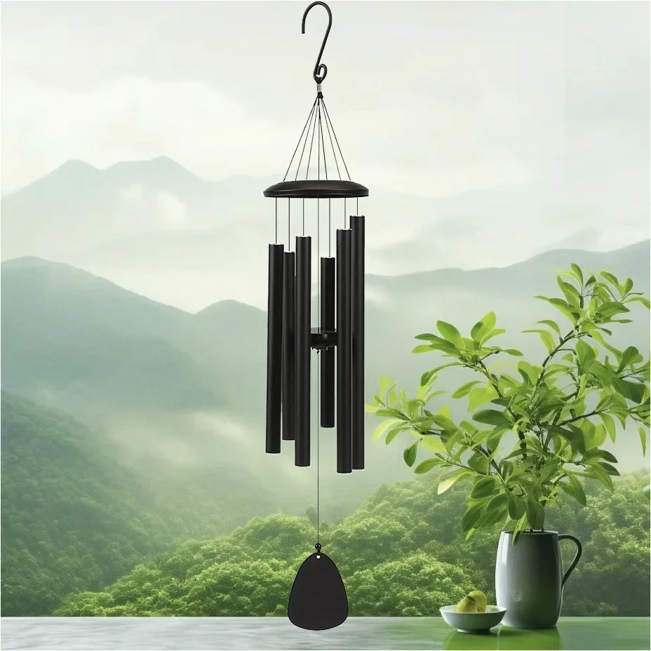 32-Inch Music Wind Chimes Metal Wind Sympathy Commemorative  Chimes European American  Chimes Decorative Gifts Outdoor