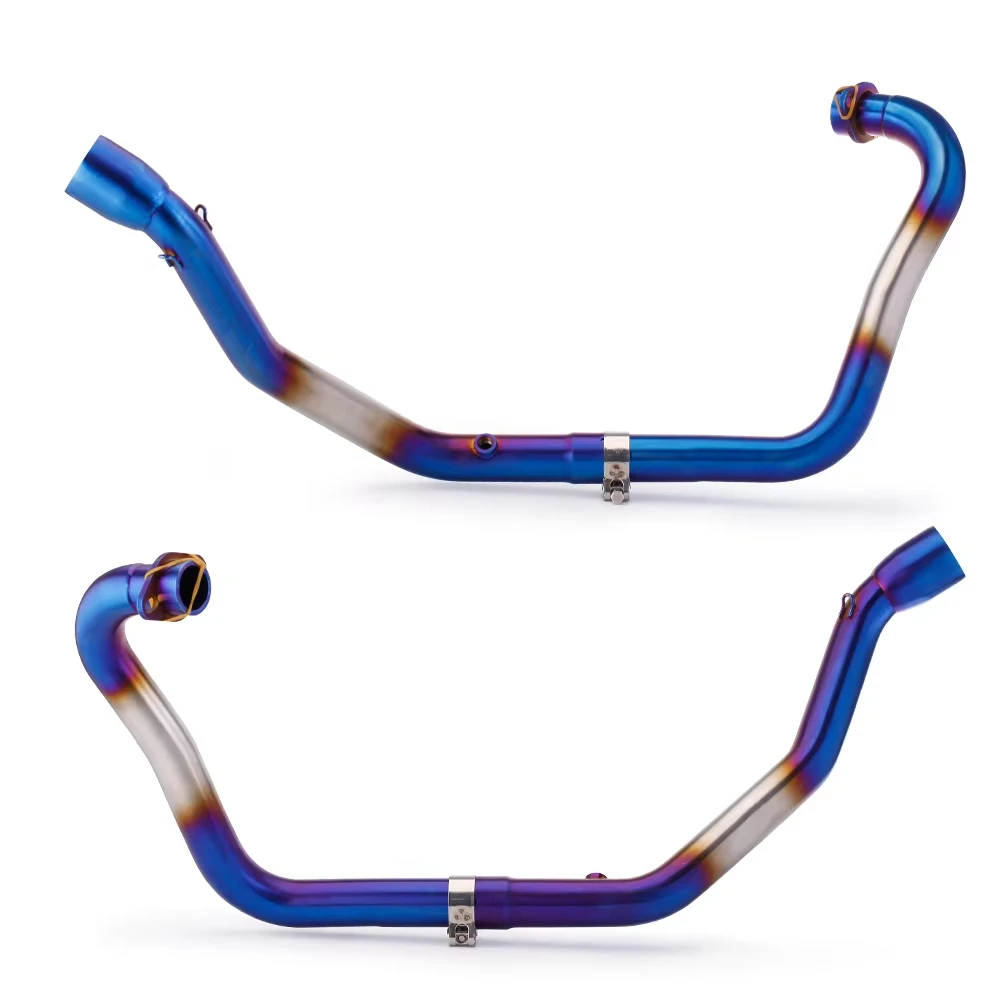 الانزلاق على لسوزوكي GIXXER 250 GIXXER 250 SF 250 دراجة نارية العادم الخمار الهروب دراجة نارية الجبهة أنبوب الأوسط وصلة الأنابيب