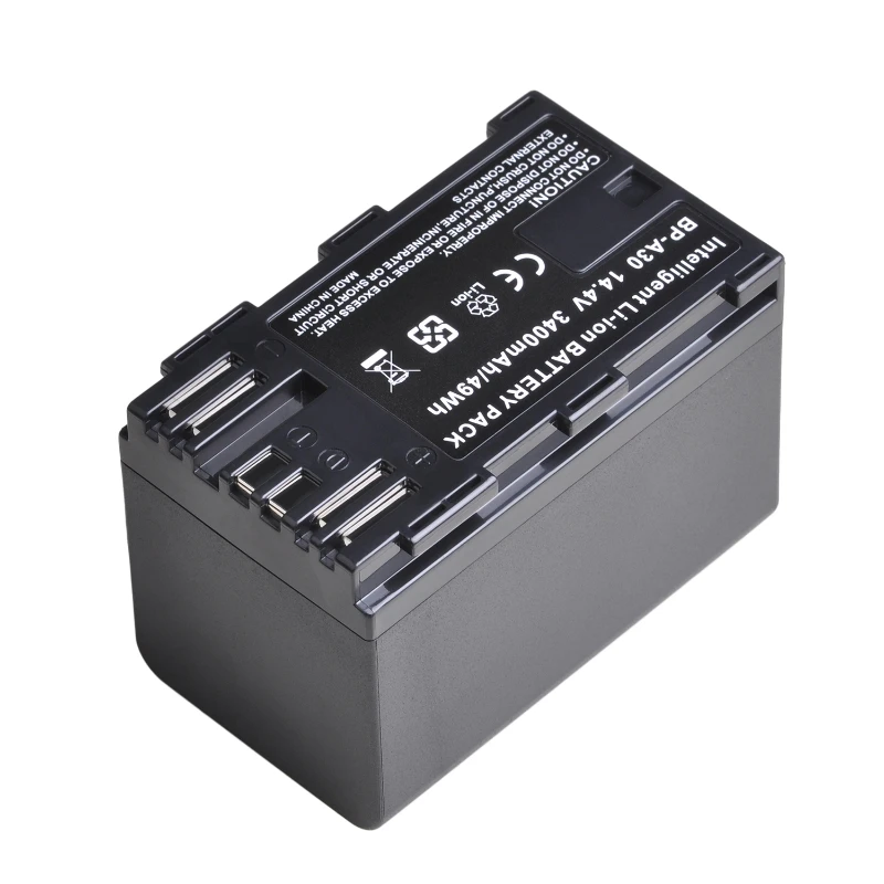 For Canon BP-A30 BP-A60 Canon EOS CA-CP200L C200  C220B C300 Mark II C500 Mark II 3400mAh BP-A30 BP A30 BPA30 Battery