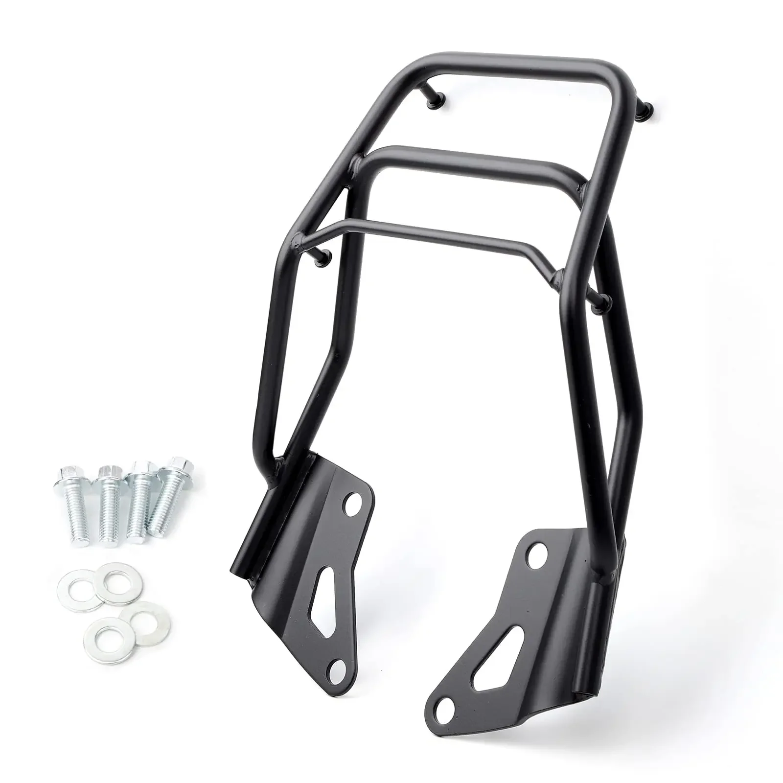 

M3 Motorcycle Rear Luggage Rack Iron Luggage Storage Rack Carrier Support Shelf Compatible with Honda Grom MSX125 2016-2020