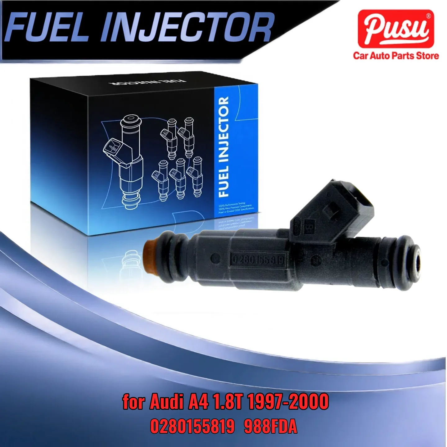 

Auto Injector For Audi A4 18T 1997 1998 1999 2000 0280155819 988FDA