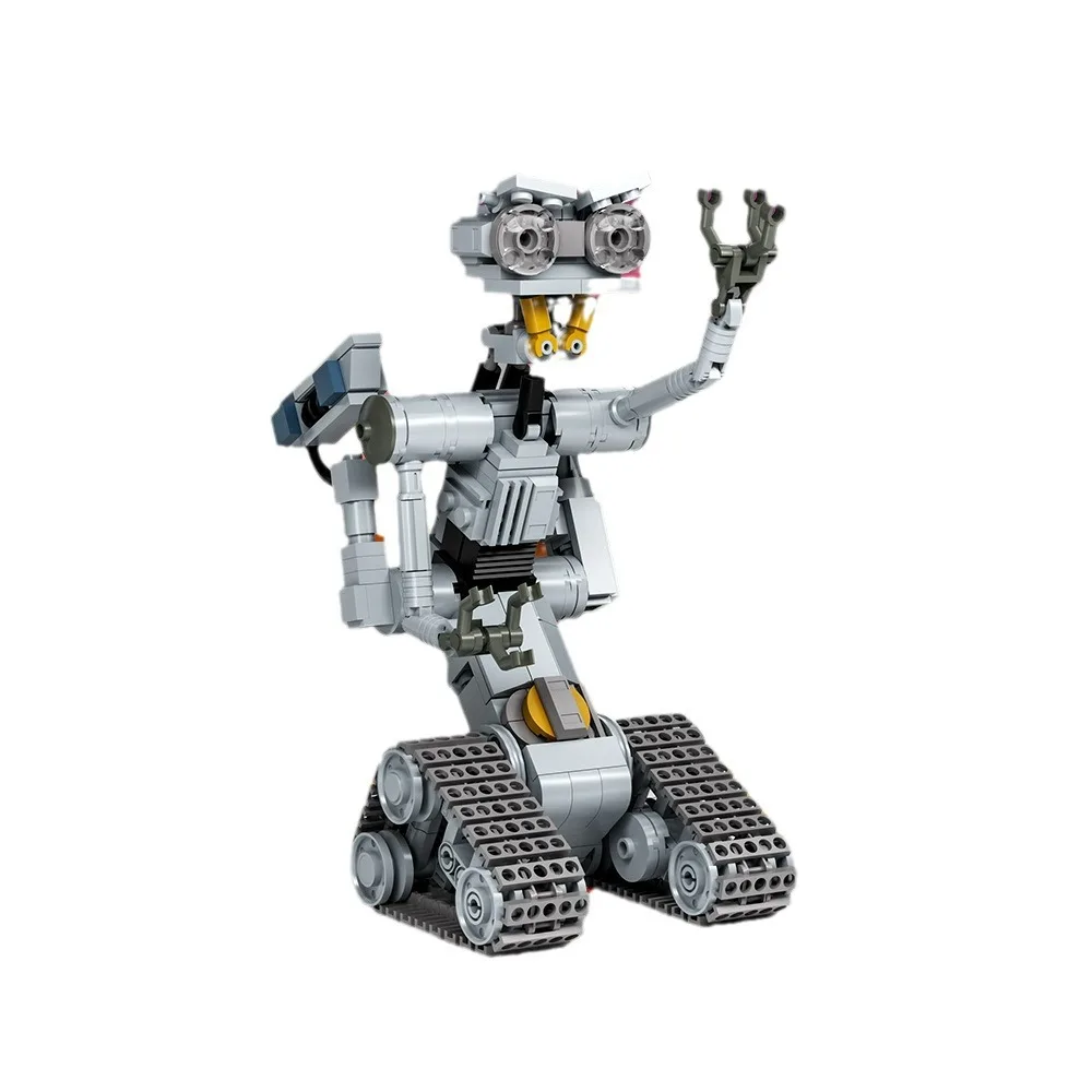 Hot Johnny 5 Robot Building Block Kit Breve Circuito Aperto Film Classico Numero 5 Mech Robot Building Toys Kid Compleanno Regalo di NATALE