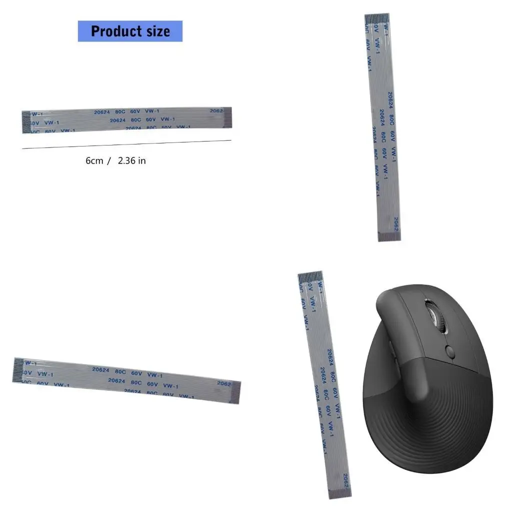 

652F Гибкий ПВХ -мышиный кабель для подъемной вертикальной беспроводной мыши