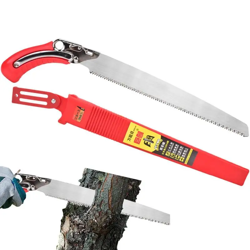 

SK5 Steel Hand Saw With Sheath Carpenter Woodworking Saw Garden Tree Pruning Saw Manual Landscaping Tools Tree Cutter