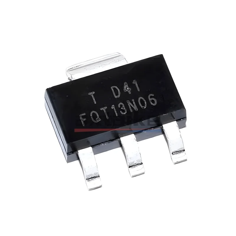 10PCS FQT13N06LTF SOT-223 FQT13N06L FQT13N06 60V 2.8A 2.1W N-Channel QFET SMD Power MOSFET Transistor