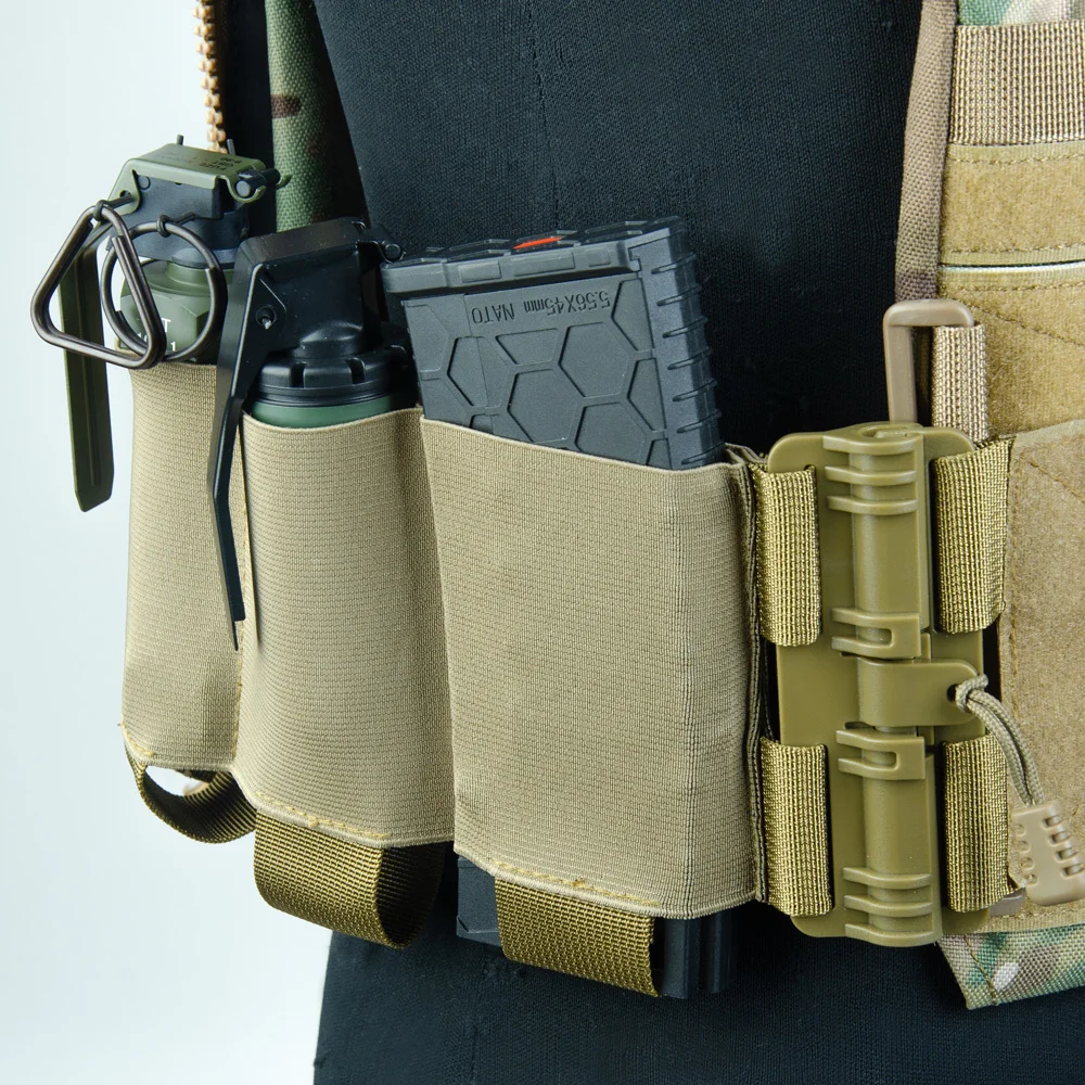 Kit fibbia di rimozione sistema Molle elastico Cummerbund copertura in vita gilet Gear Set a sgancio rapido per JPC CPC NCP