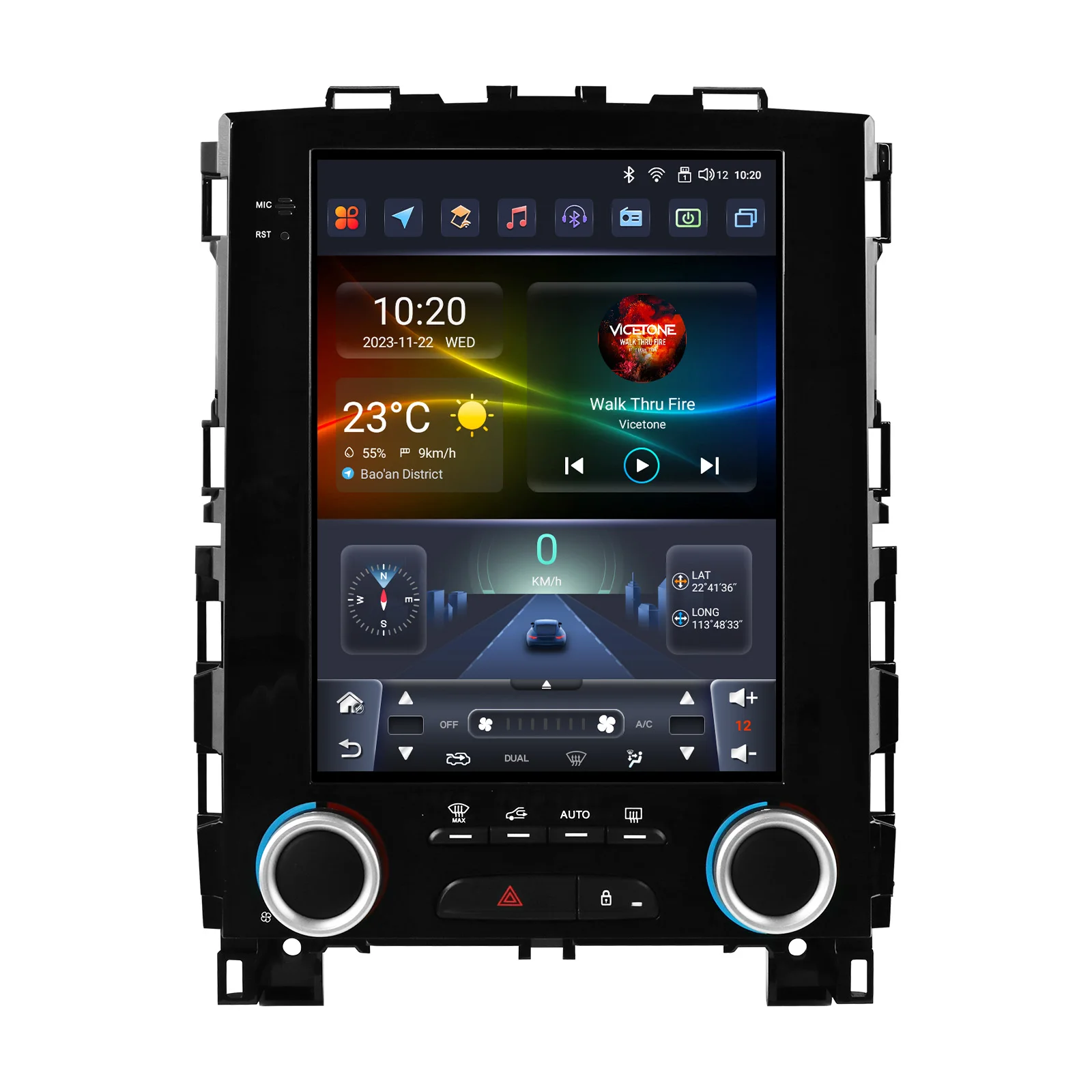 Hizpo 360 Kamera 9,7'' Android13 Auto Radio Für Renault Koleos Megane 4 Samsung SM6 Talisman 2017-2019 Auto multimedia 4G Carplay