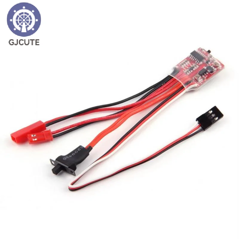 30A Dual Way Brushed ESC With Brake JST Plug Speed Controller Switchable Brushless High Efficiency For RC Car Boat Model