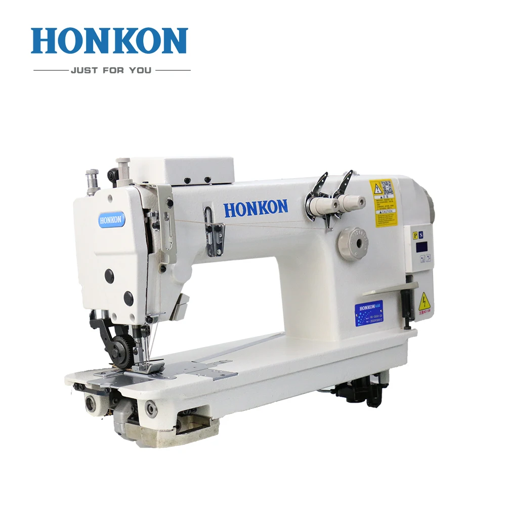

HK-3800D Mechatronice High Speed Three Needle Chain Stitch Lockstitch Sewing Machine Best Selling