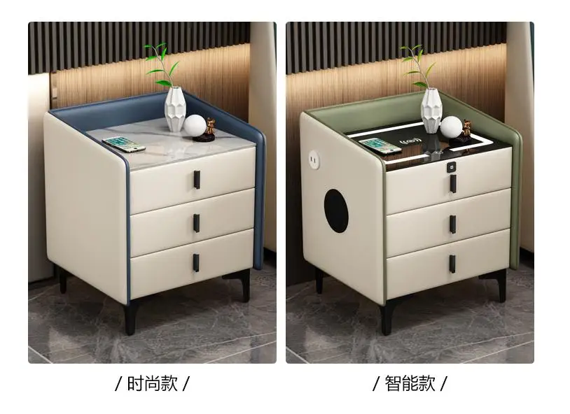 منضدة شحن لاسلكية فاخرة حديثة من الشمال مع صوت لغرفة النوم والمنزل والفندق والأثاث الخشبي #6