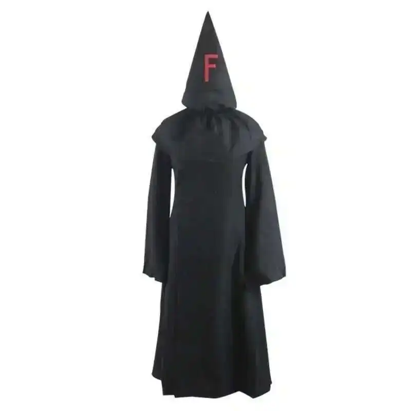 Via Lattea Anime FFF GRUPPO Baka a Tesuto a Shokanju Ketsumatsu Cosplay Unisex Nero Mantello Con Cappuccio Costume Vestaglie per Halloween