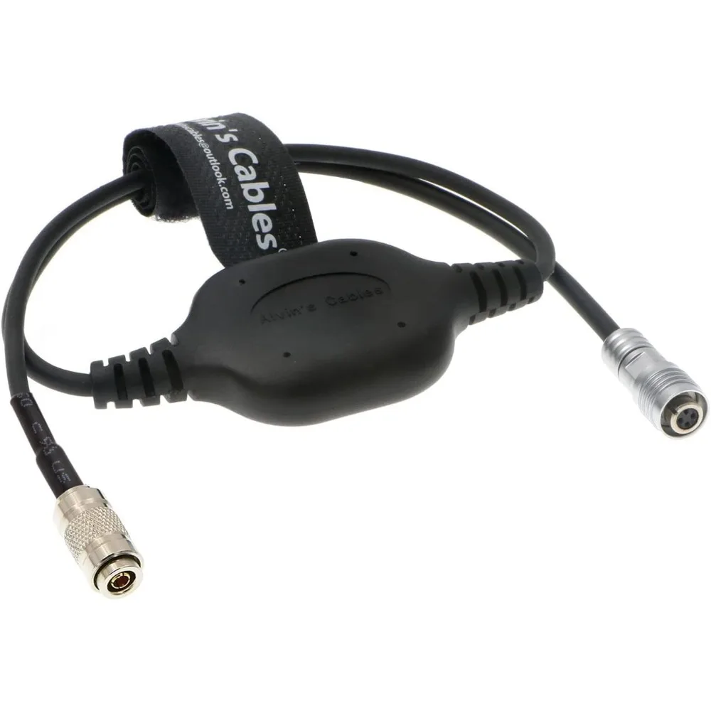 Alvin’s Cables DIN Mini BNC to 4 Pin Female Timecode Cable for Z CAM E2 Flagship Series E2-M4| E2-S6|E2-F6|E2-F8 Camera