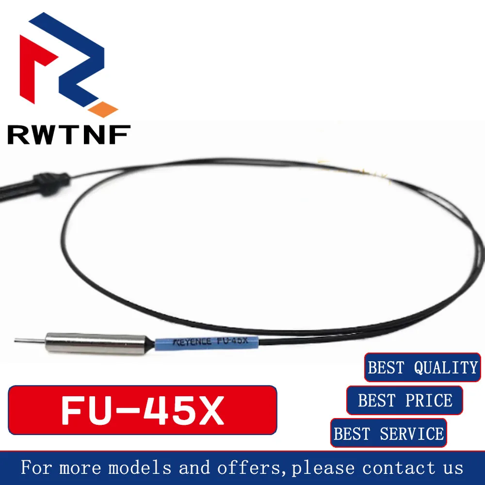 Совершенно новый оригинальный цилиндрический оптоволоконный датчик FU-45X KEYENCE, складской запас