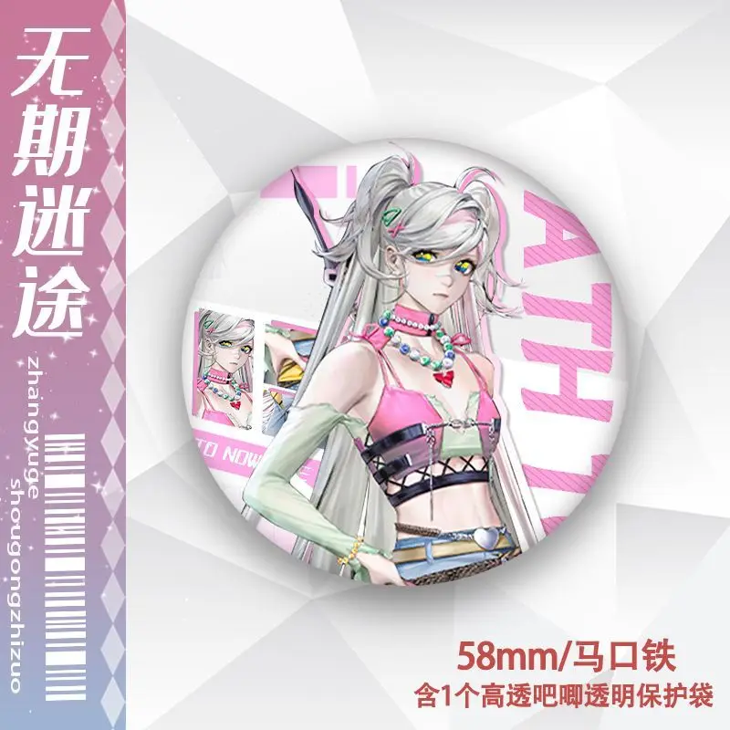 Путь в никуда Эфер Маккуин, аниме, брошь, значок, мультяшные булавки, одежда «сделай сам», аксессуары для рюкзака, веер, ювелирные изделия, подарки