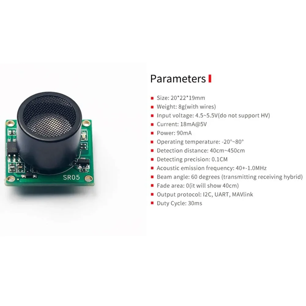 RadioLink SUI04 SU04 Drone Sensor Ultrasonic Sonar Module Autonomous Obstacle Avoidance for PIXHAWK MINI PIX Flight Controller