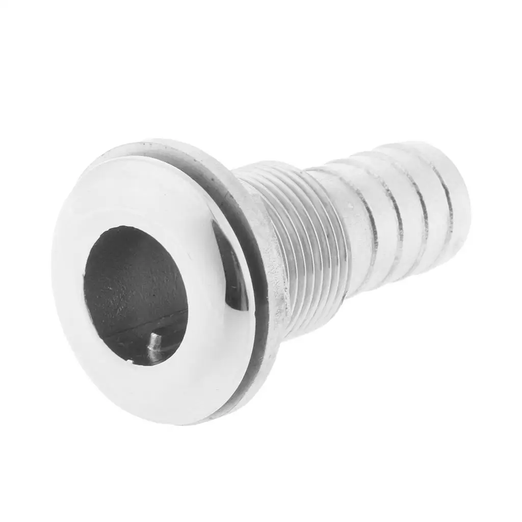 

Durable 3/4 icnh 19mm Boat Thru Hull Fitting Hose Barb Drain for Marine Yacht - Stainless Steel