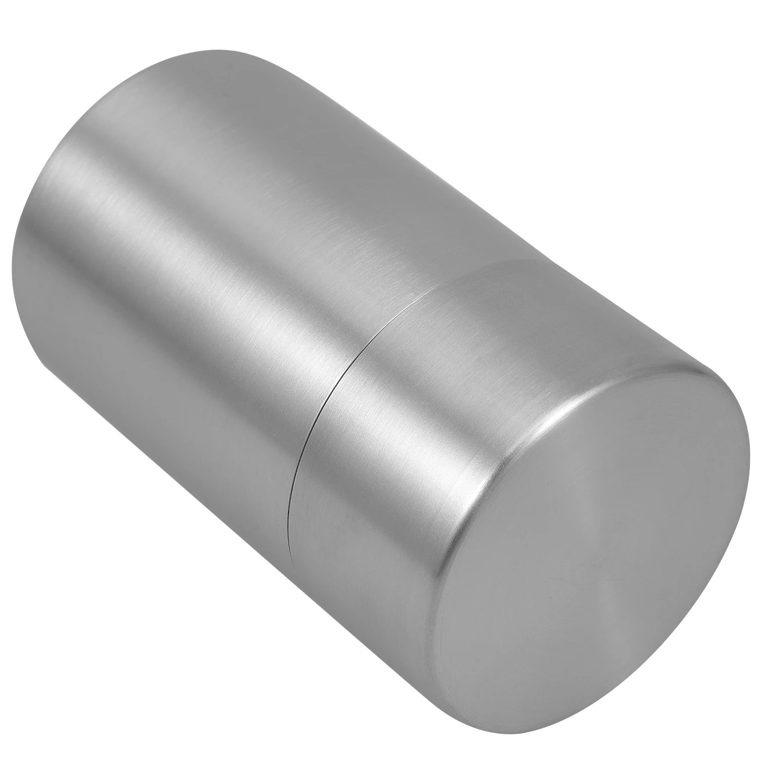 

Stainless Steel Tea Jar Large Capacity Silver Food Storage Container Sealed Can for Coffee Beans Nuts Snacks Packaging Box Dry
