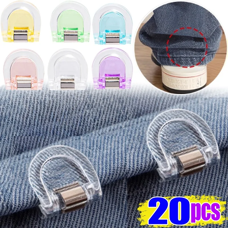 

2-20 шт. невидимые зажимы для брюк без шитья, уменьшатель талии, регулируемая выдвижная пуговица для джинсов, свободная пуговица, идеальная посадка для одежды