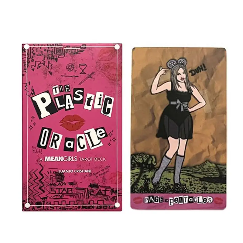 

12x7cm Tarot Card Full English Version A Mean Girls Tarot Deck Movie Themed Psychological Oracle Deck Mysterious Divination Card