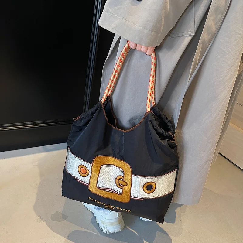 

FEILER Korean Version of Fashion 2025 Spring New Fabric Tote Bag Large Capacity Foreign Style All Fashion Trend Exquisite Bag