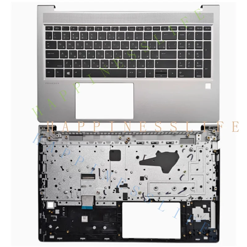 G... New N43875-001 For HP Probook 450 455 G9 G10 Palmrest US Keyboard No Backlit