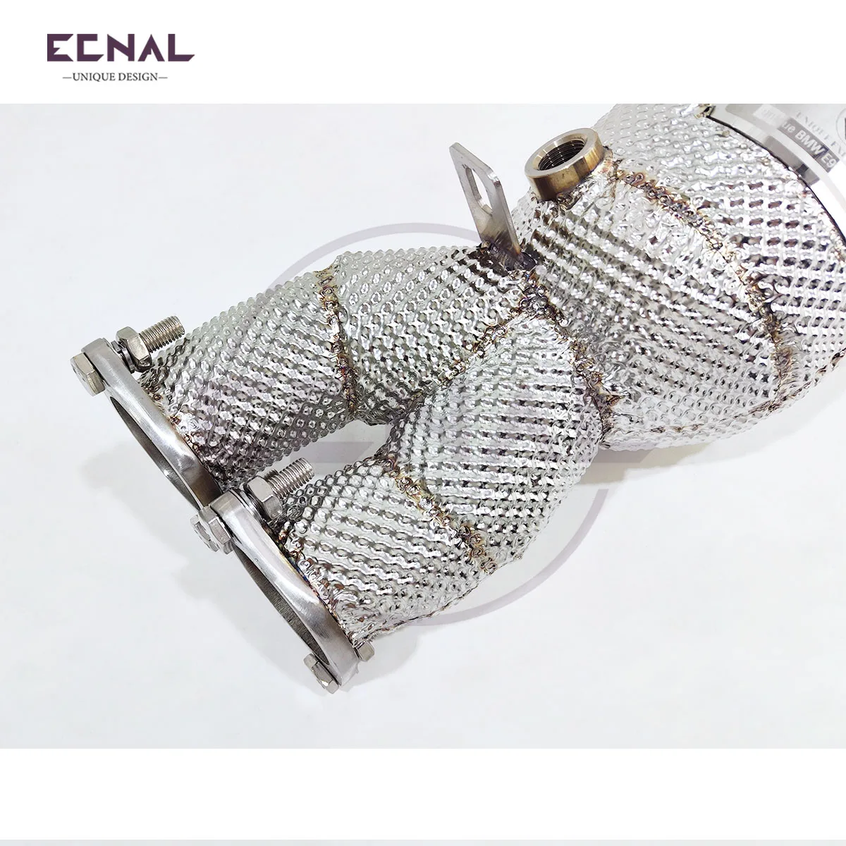 

Ecnal выхлопная труба для BMW E92 335i N55 2011, изолированная выхлопная труба из нержавеющей стали, высококачественная водосточная труба для автомобилей