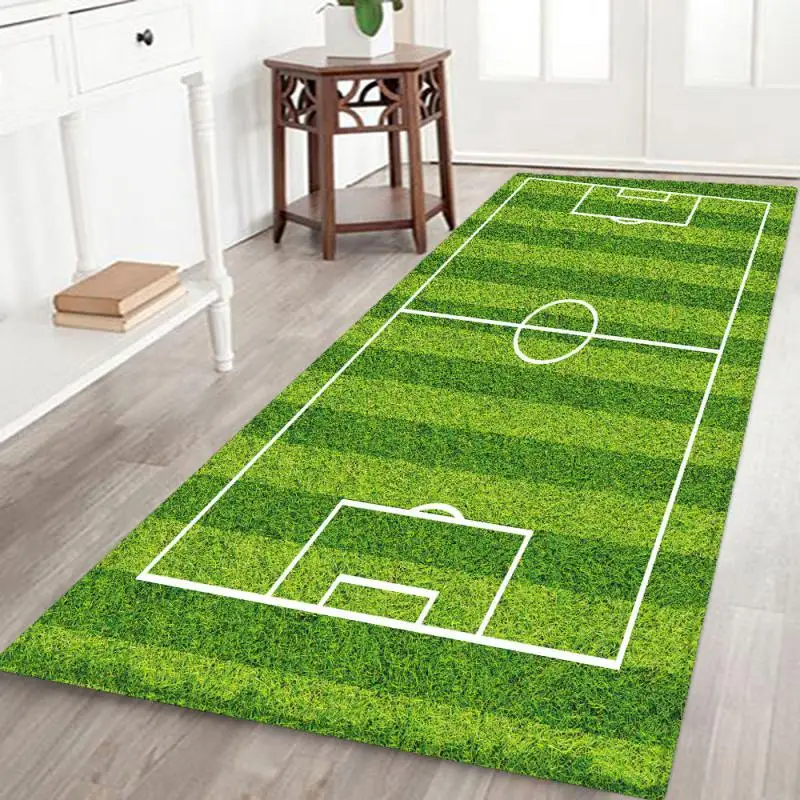 

New 3D Printing Football Carpet For Living Room Soccer Lawn Basketball Sports Mats Home Decor Carpet Kids Room Boys Gift