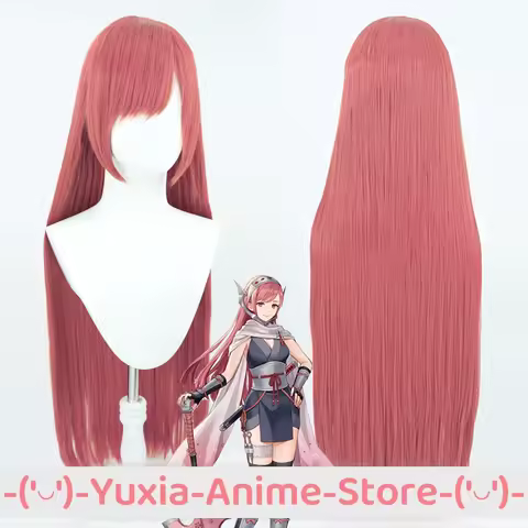 Fire Emblem Cherche Cosplay Wig Anime Game Roleplay Party Costume Prop Synthetic Hair Heat Resistant Fiber