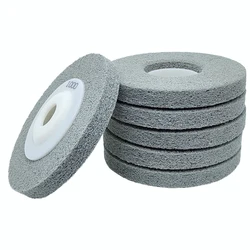 1PC 4 Inch 100mm Nylon Fiber Polishing Wheel Abrasive Sanding Disc For Angle Grinder Granite Marble Tile Grit 80-1000#