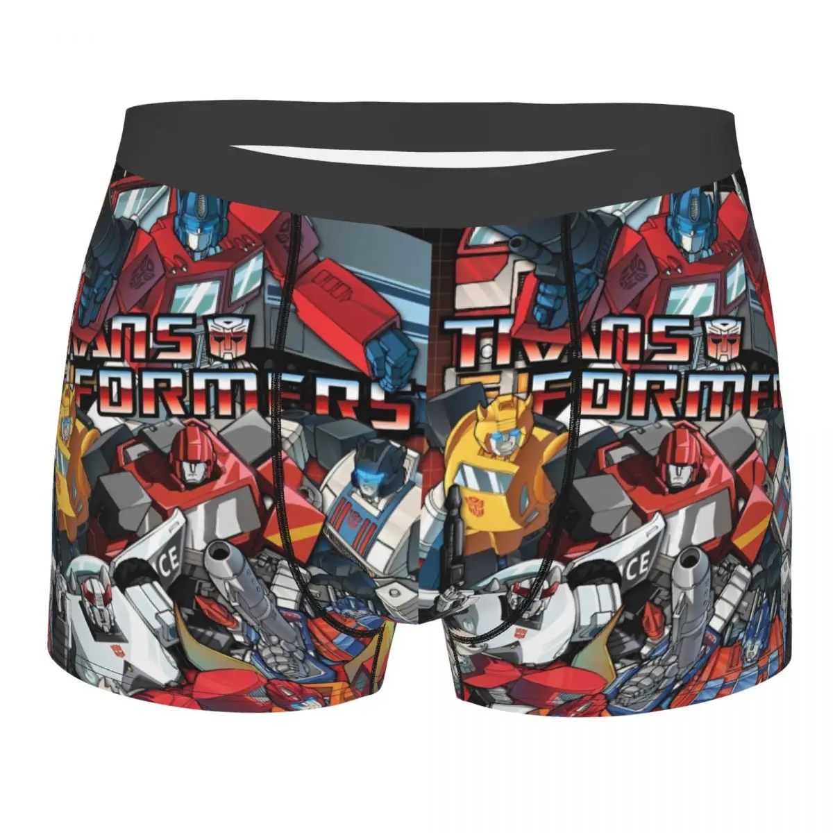 

Men Cartoon Transformers Autobots Boxer Briefs Shorts Panties Breathable Underwear Robot Car Anime Homme Humor S-XXL Underpants