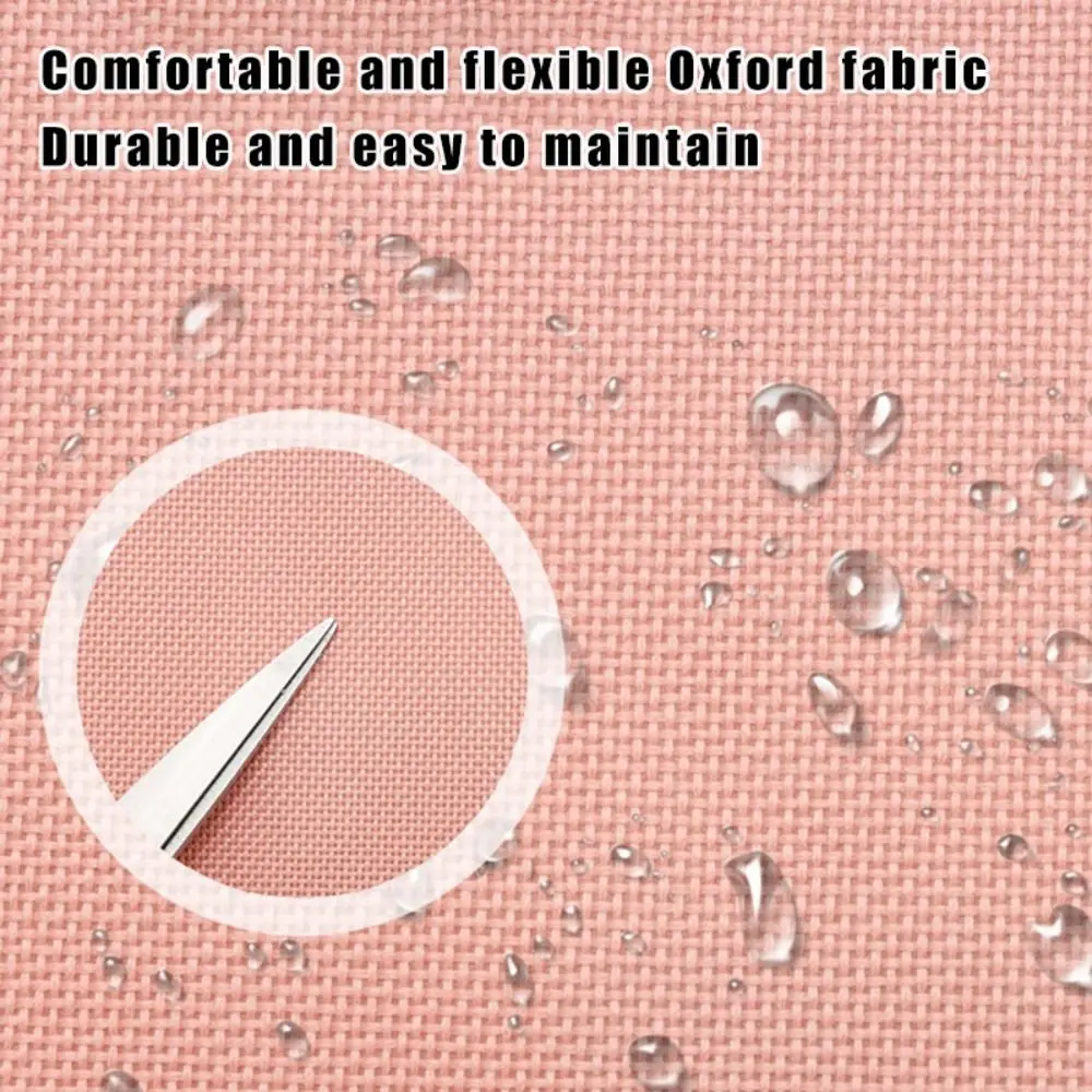 حقيبة مدرسية بسيطة من النايلون بلون سادة لتخفيف العبء على الظهر بسعة كبيرة وحقائب كتب مقاومة للماء للمكتب المدرسي #2