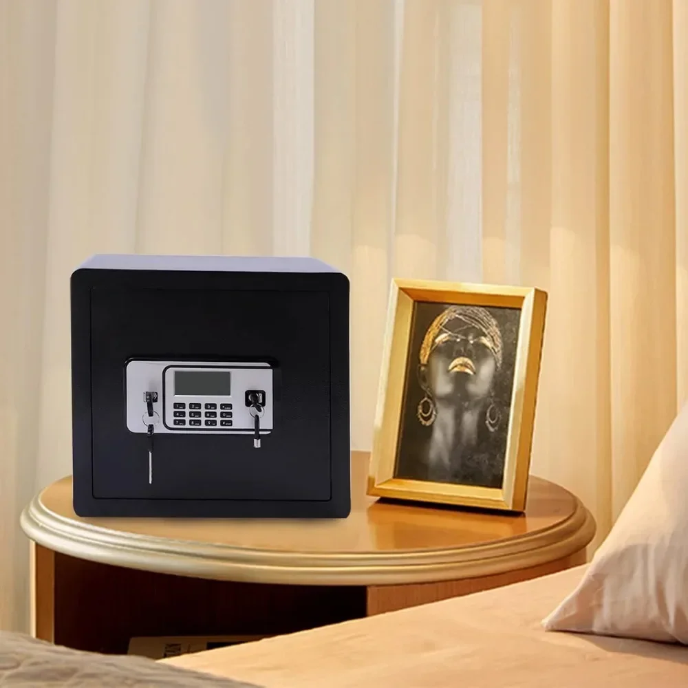 Money Digital Safe Box 1.4 cu.ft Cabinet Home Office Security Box with Key Lock Fireproof Safe Box For Home