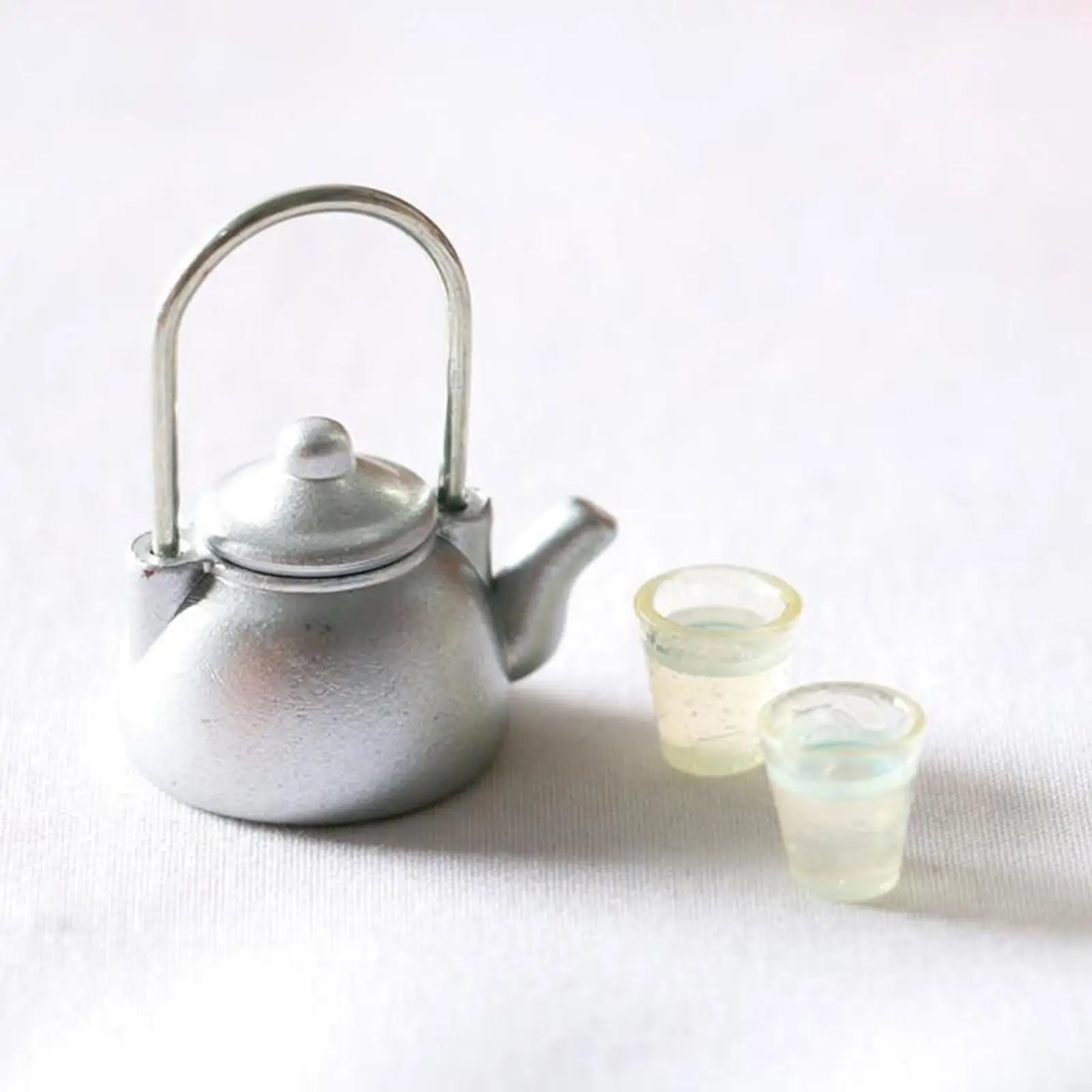 1:12 Scale Kitchen Dollhouse Kettle And Cups Kitchen Accessories for Boys